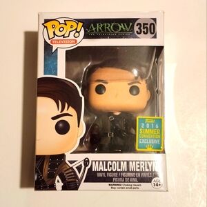 FUNKO Pop - Arrow- #350 Malcolm Merlin - 2016 Summer Convention Exclusive